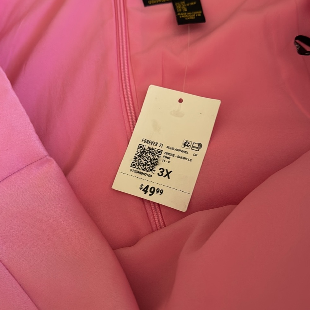 Pretty in Pink Party Dress sz 3X NWT - Picture 5 of 9